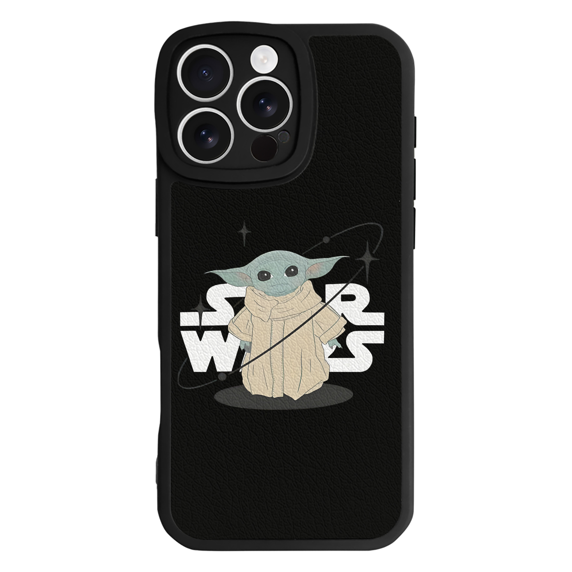 （画像用） スター・ウォーズ Star Wars 【iPhone 16シリーズ対応】シリコンスマホケース（レザー調） 材質：シリコン